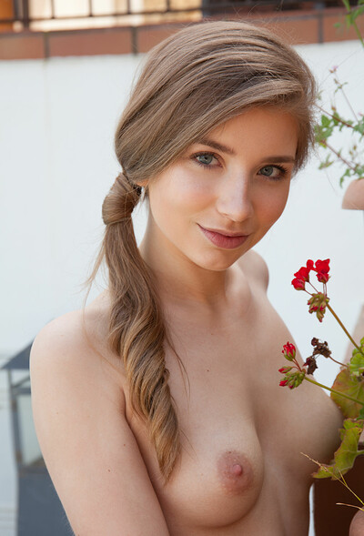 Briana is cute brunette model that simply adores to pose all naked