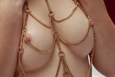 Alaine in Chained from Met Art