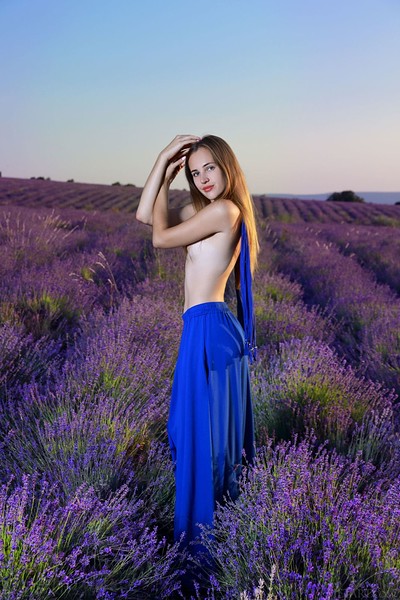 Hailey in Lavender Love from Met Art
