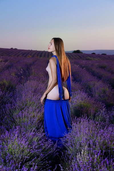 Hailey in Lavender Love from Met Art