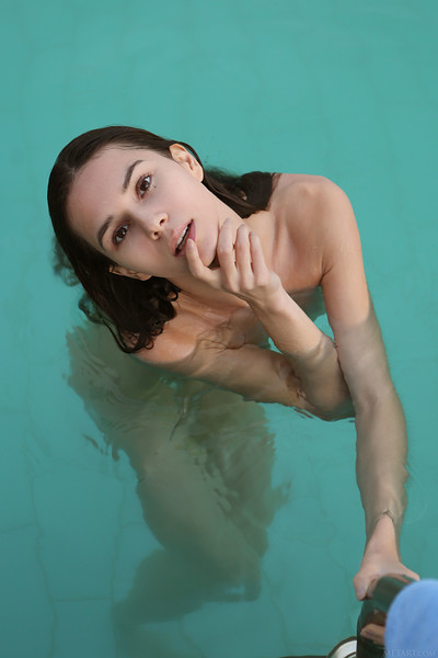 Leona Mia in Diving Board from Met Art