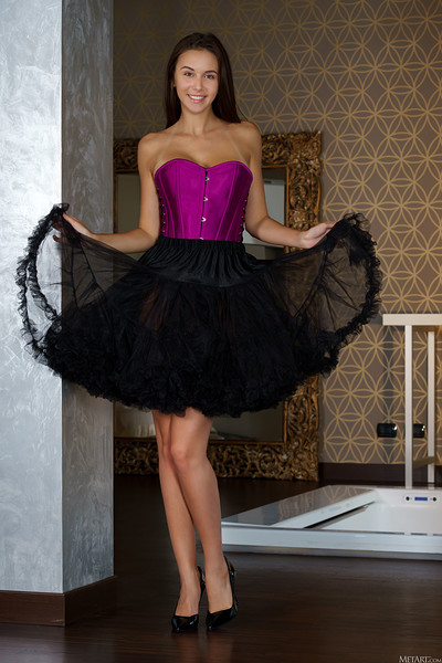 Alisa Amore in Petticoat from Met Art