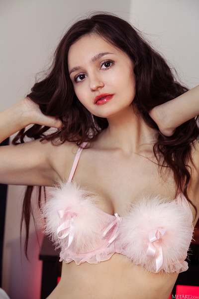 Adeline in Pink Fluff from Met Art