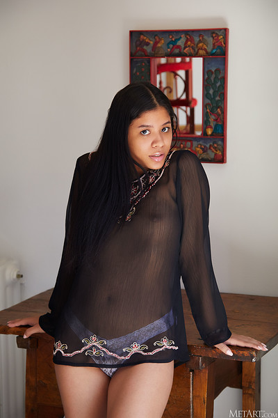 Karin Torres in Sheer Black from Metart