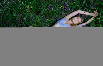 Una in Lilac Fields from Metart