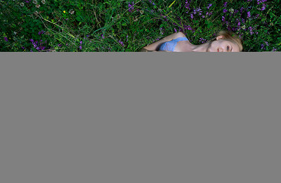 Una in Lilac Fields from Metart