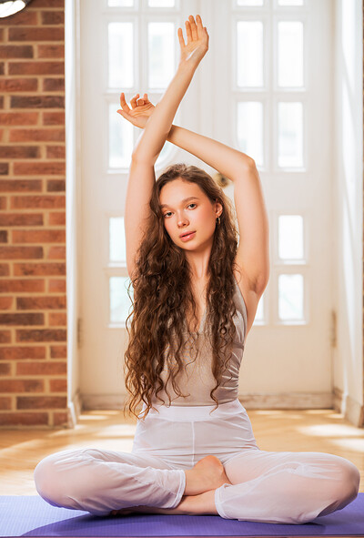 Asia B in Yoga Pause from Metart
