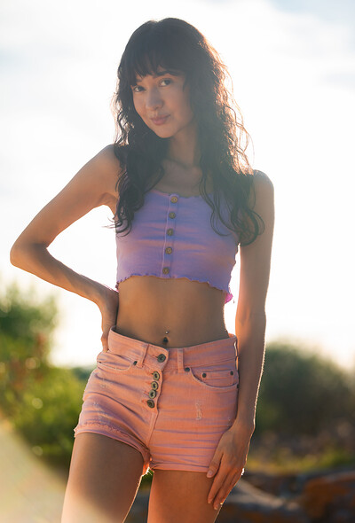 Violet Amrita in Illumination from Metart